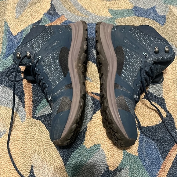 KEEN Terradora II Mid Waterproof Hiking Blue Boots, Women US Sz 7 - Picture 3 of 10